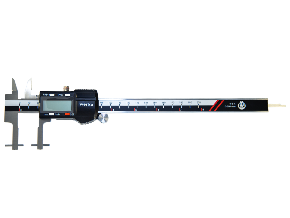 200 mm Değişebilir Uçlu Dijital Kumpas W2235-200-C1