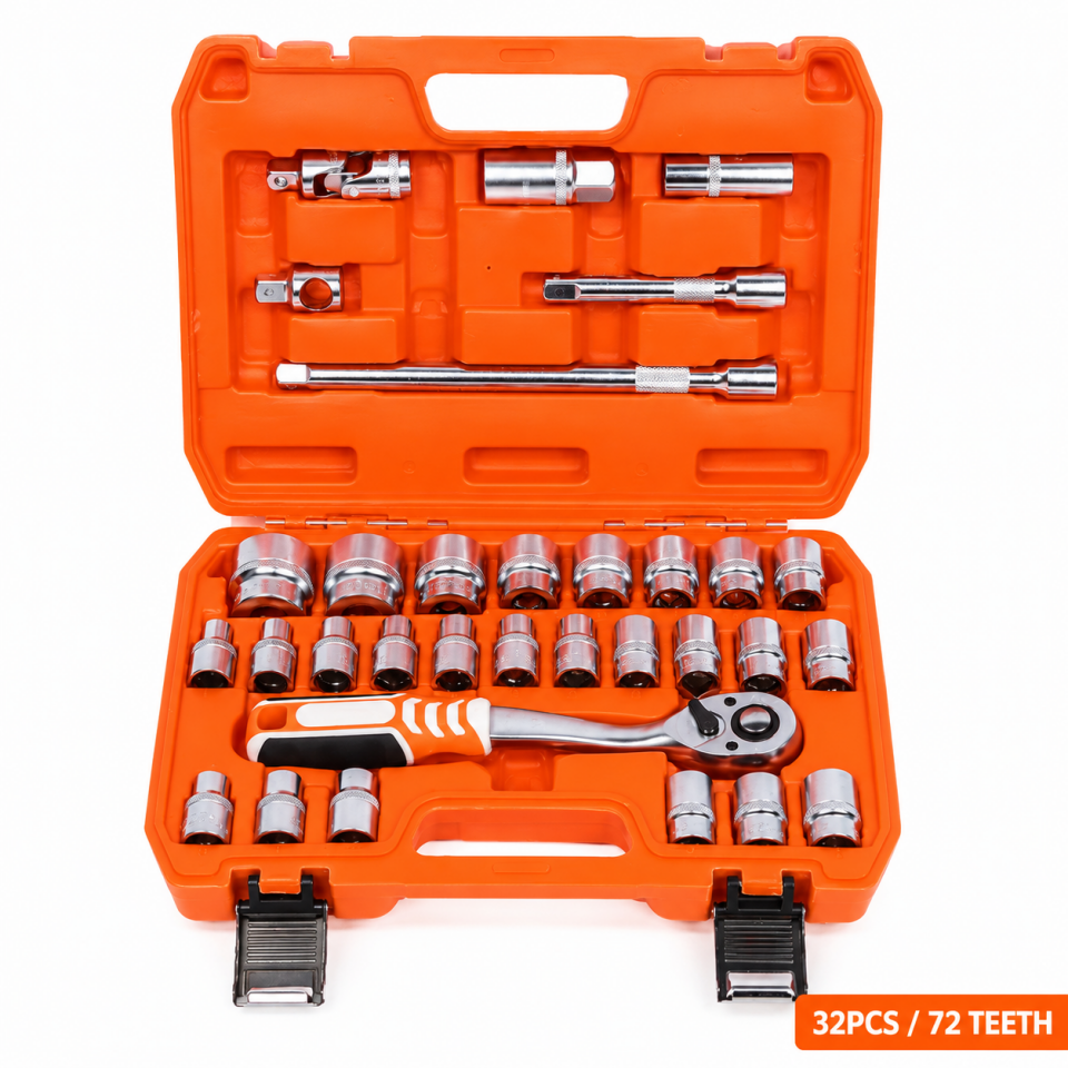 32 Parça 1/2'' Lokma Takımı