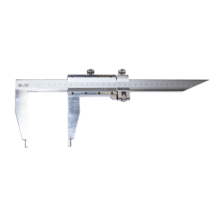 0 - 2000 Aralıklı 200 mm Tek Çene İnce Ayarlı Kumpas DW1KMU2020