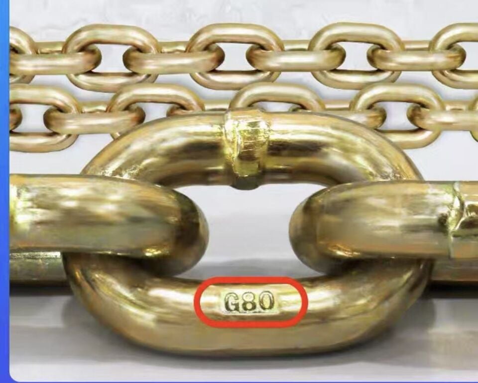 3 Ton Şase Kaporta Çektirme Zinciri Kancalı Amerikan Zincir 10 mm
