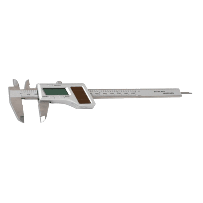 0 - 150 mm Aralıklı Işık Enerjili Dijital Kumpas DW1KDE15