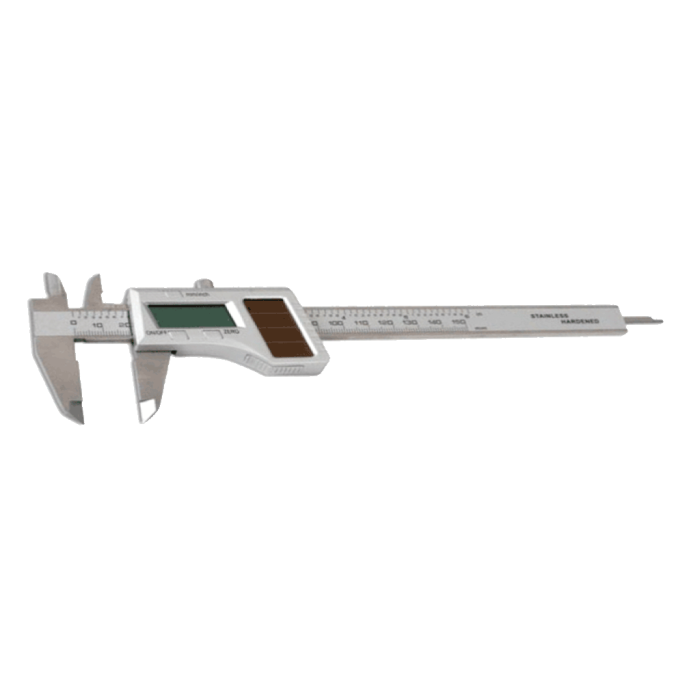 0 - 150 mm Aralıklı Işık Enerjili Dijital Kumpas DW1KDE15