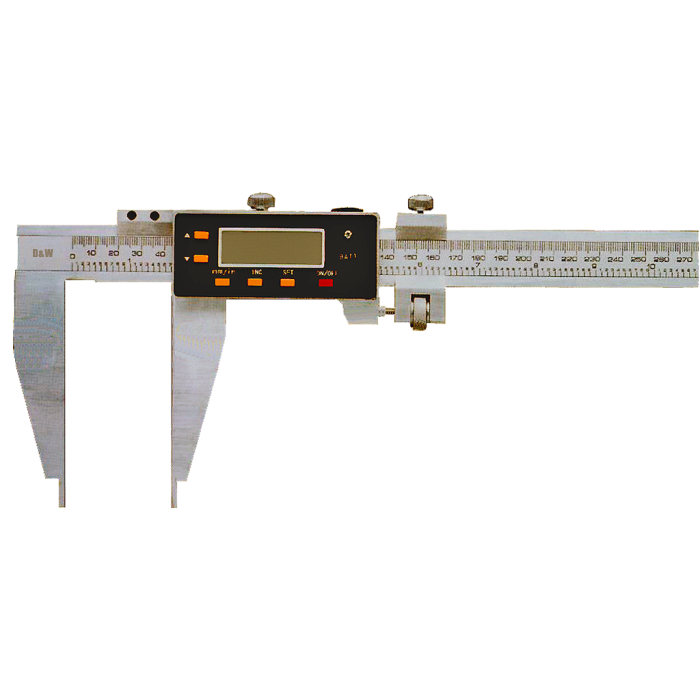 0 - 1000 mm Aralıklı 150 mm Tek Çene Dijital Kumpas DW1KDU1015