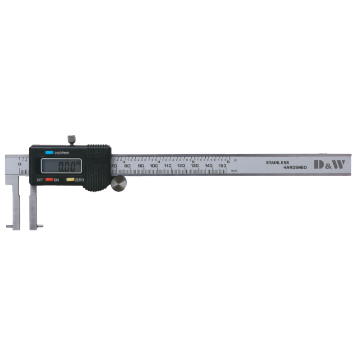 24 - 150 mm Aralıklı Silindir Uçlu Dijital İç Kanal Kumpası DW1KDKK2415