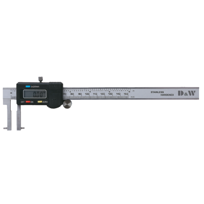 24 - 150 mm Aralıklı Silindir Uçlu Dijital İç Kanal Kumpası DW1KDKK2415