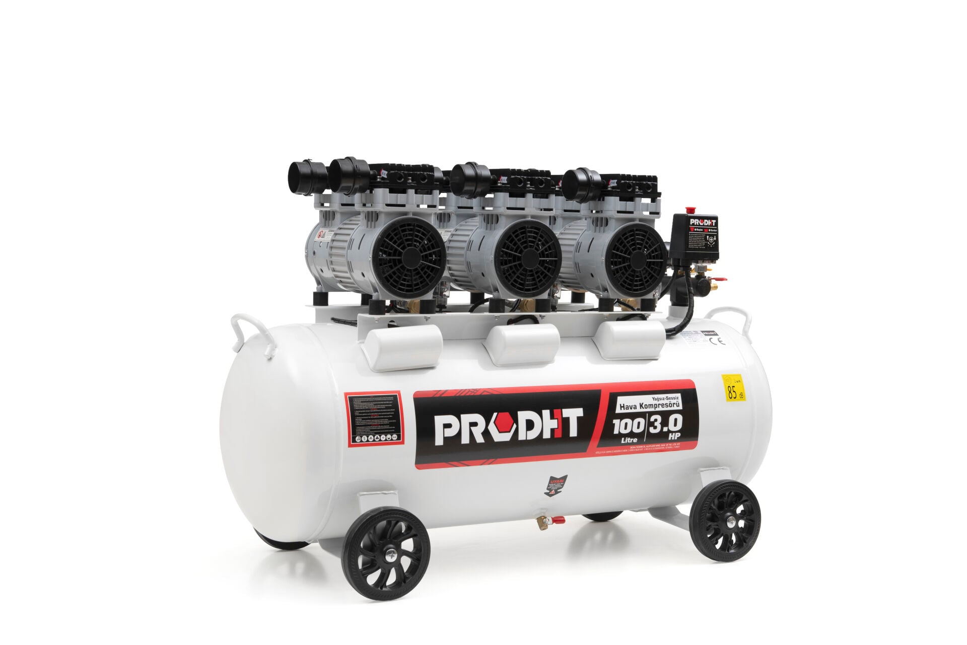 100 Litre Sessiz Hava Kompresörü 3 Hp D17040100