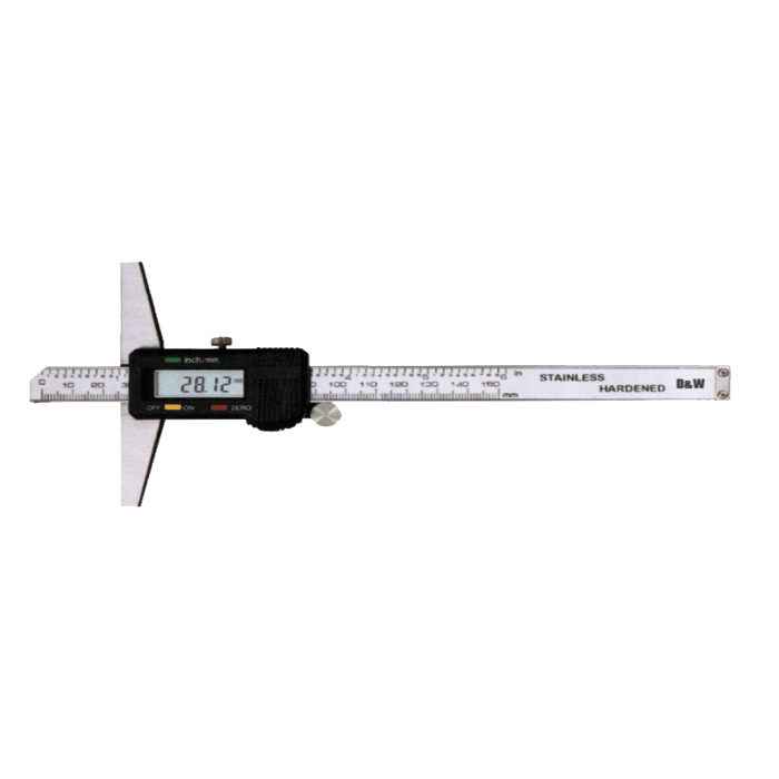 0 - 300 mm Aralıklı Dijital Derinlik Kumpası DW1KDDK30