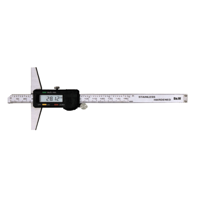 0 - 300 mm Aralıklı Dijital Derinlik Kumpası DW1KDDK30