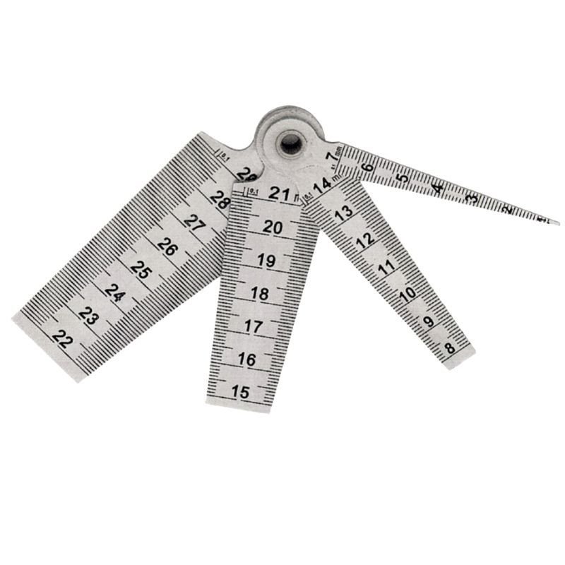 45 - 60 mm Üçgen - Delik Ölçme Cetveli DW9MD4560