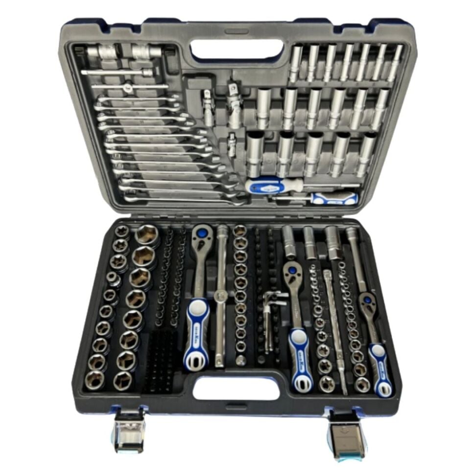 216 Parça GOOD KİNG Profesyonel Kaliteli Lokma ve Cırcır Anahtar Takımı 1/2'' - 1/4'' - 3/8''