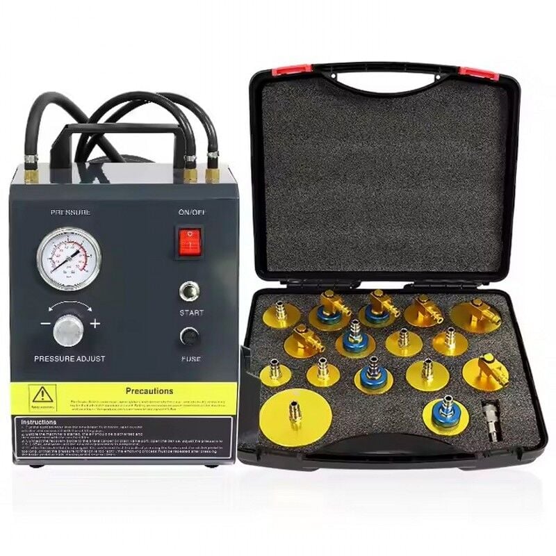 Fren Hidrolik Yağı Değişim Cihazı ve 16 Parça Kapak Seti