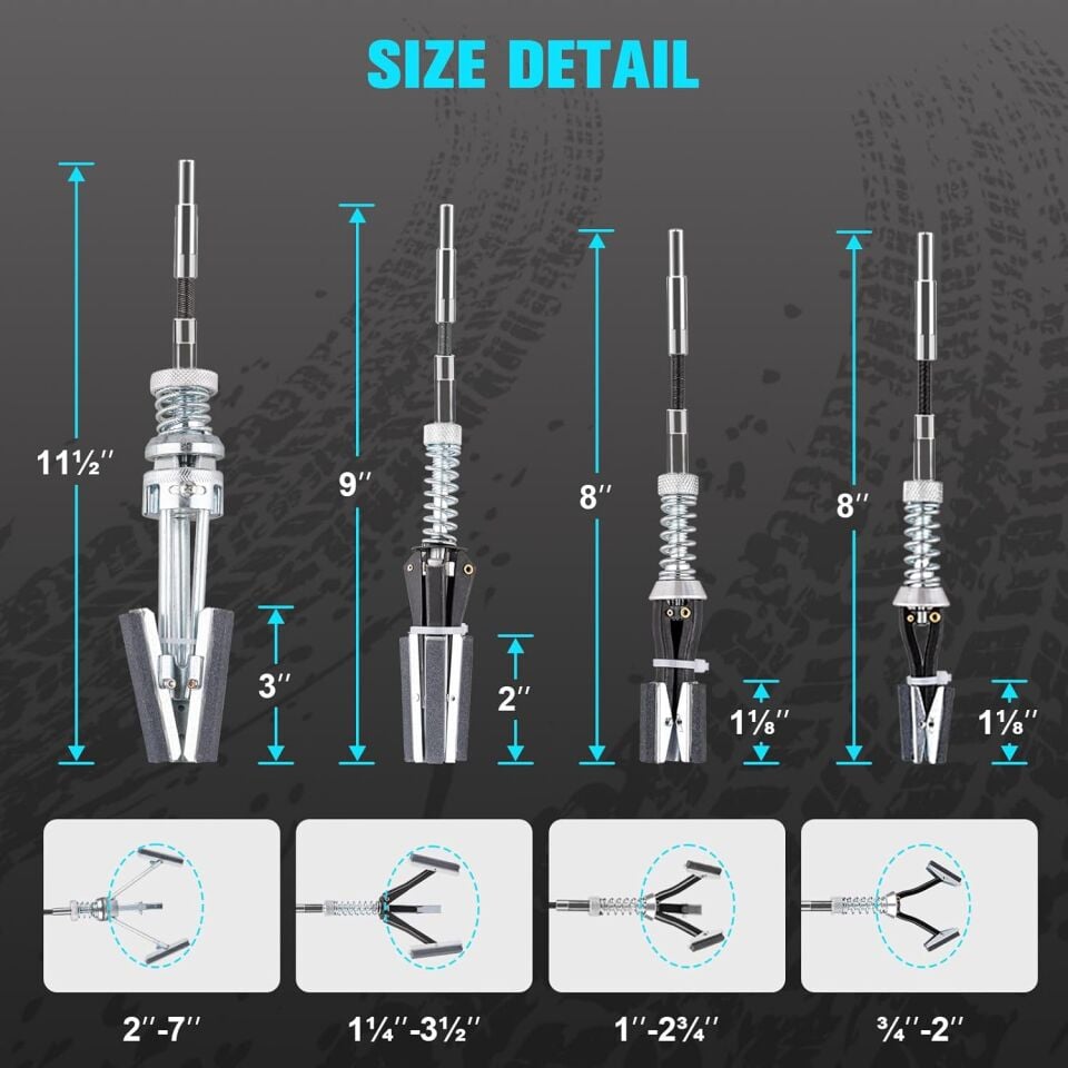 7 Parça Silindir Honlama Seti