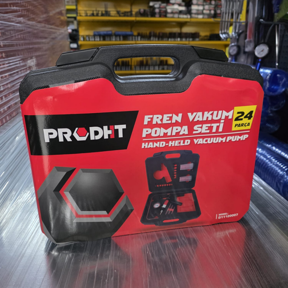 24 Parça Fren Hava Alma Vakum ve Basınç Pompası Seti D11120007