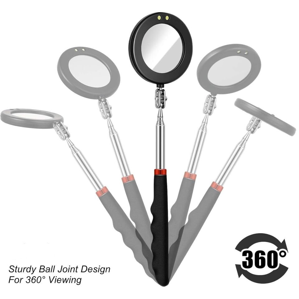 Led Işıklı Teleskopik Dikiz Aynası