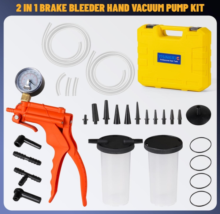 Fren Hidroliği Hava Alma Vakum Pompası Seti (Yeni Tip)