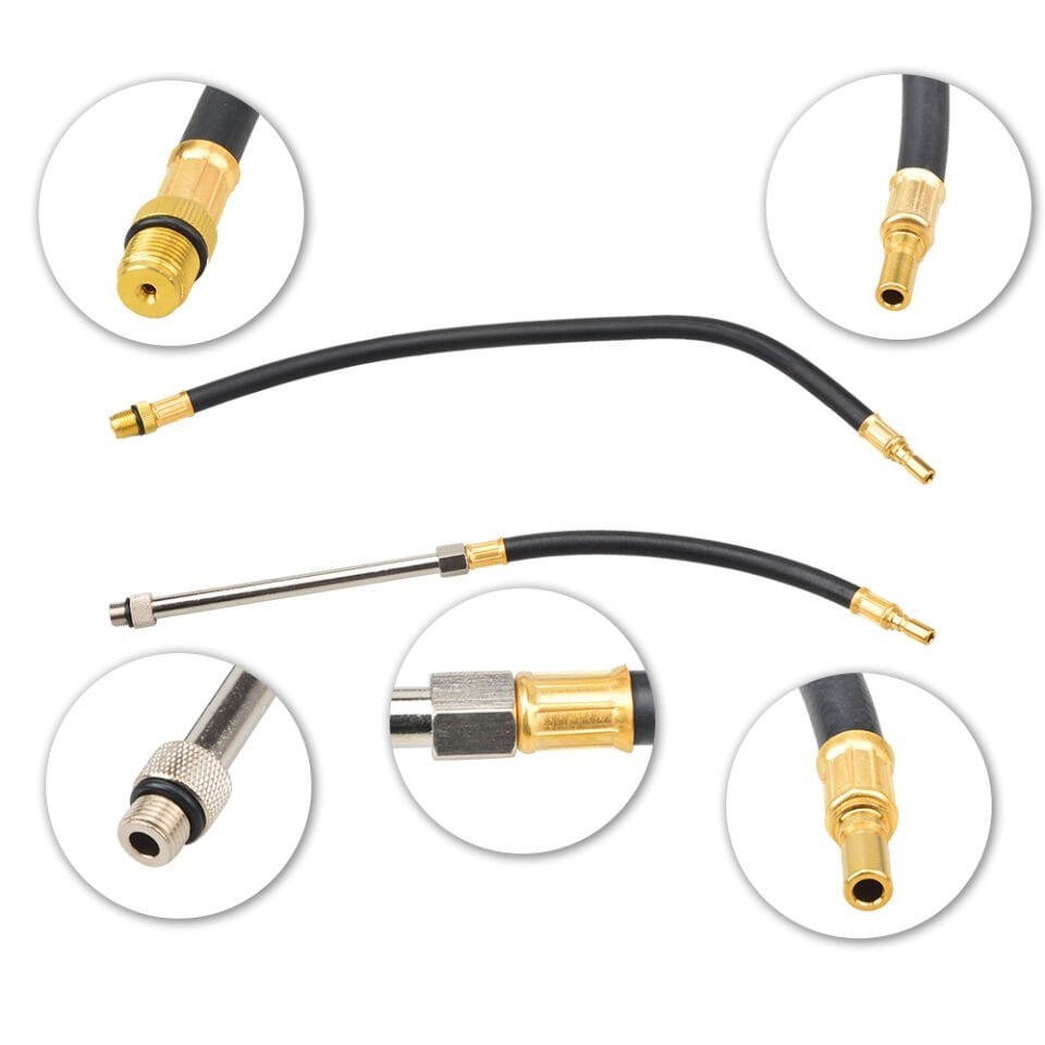 11 Parça Kapsamlı Benzinli Motor Kompresyon Sıkıştırma Test Cihazı