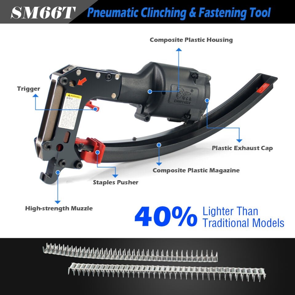Havalı Klips Tabancası (Çit - Koltuk - Yatak - Jiletli Tel vb. İçin)