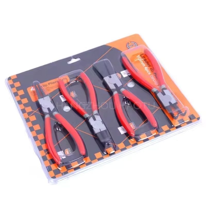 180mm 4 Parça Segman Pense Seti Yaylı Yaysız İç Dış