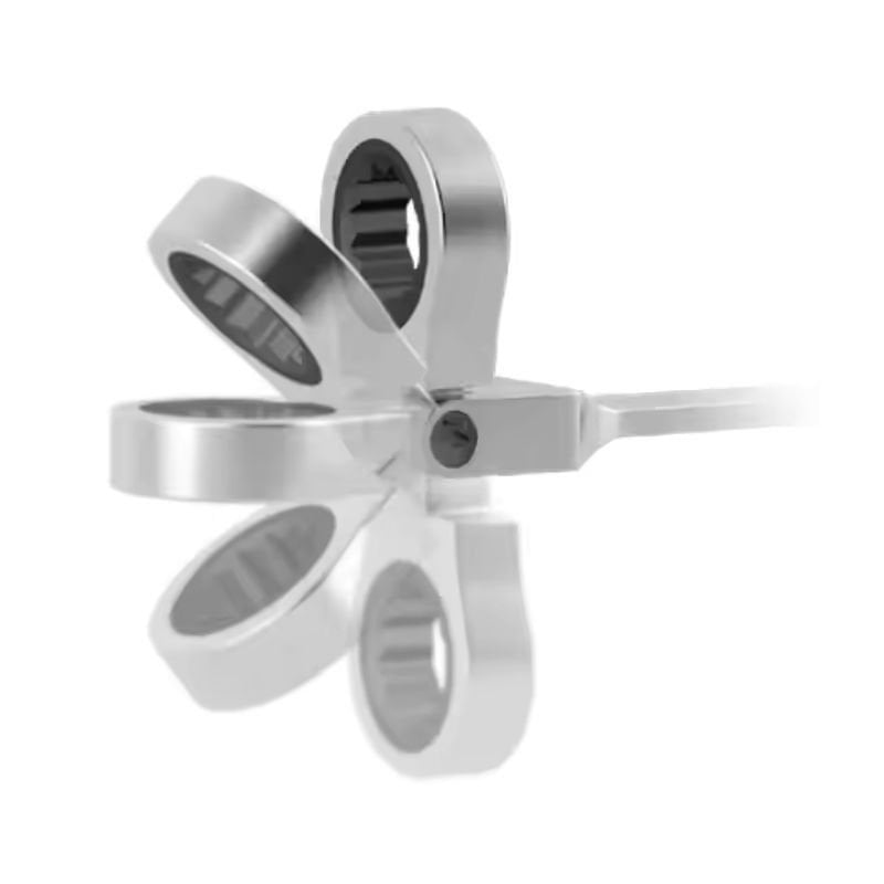 7 Parça Mafsallı Cırcır Anahtar Takımı (8mm - 10mm - 12mm - 13mm - 14mm - 17mm - 19mm)