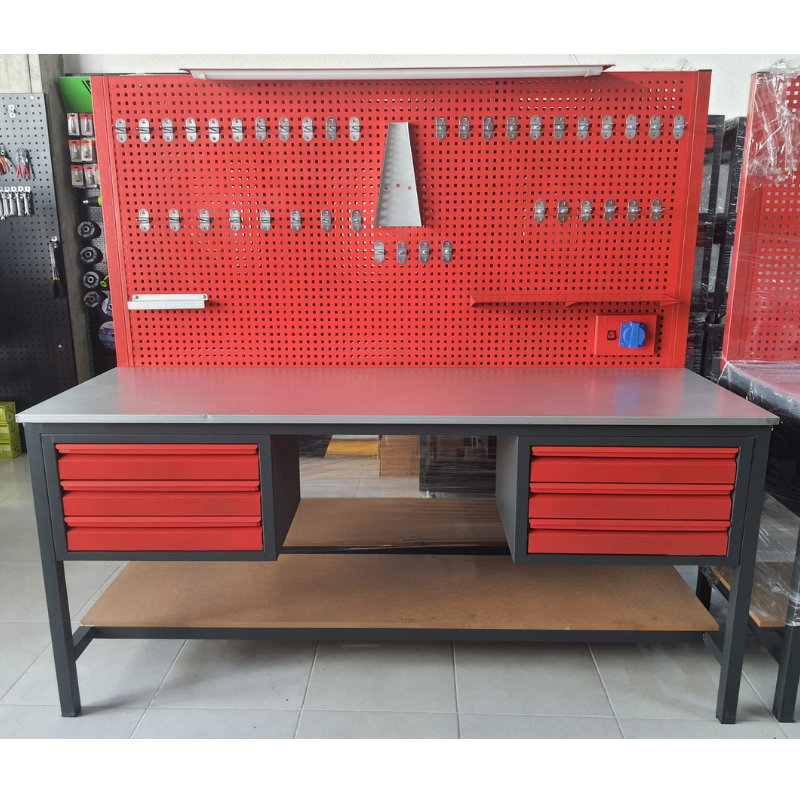 2 Metre 6 Çekmeceli Takım Tezgahı