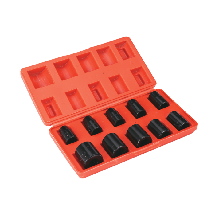 10 Parça 1/2'' Altı Köşe Havalı Lokma Seti CrV RT-012K
