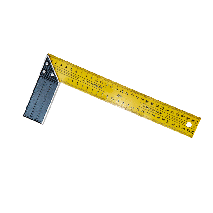 400 mm Sarı Marangoz Gönyesi DW7GM400