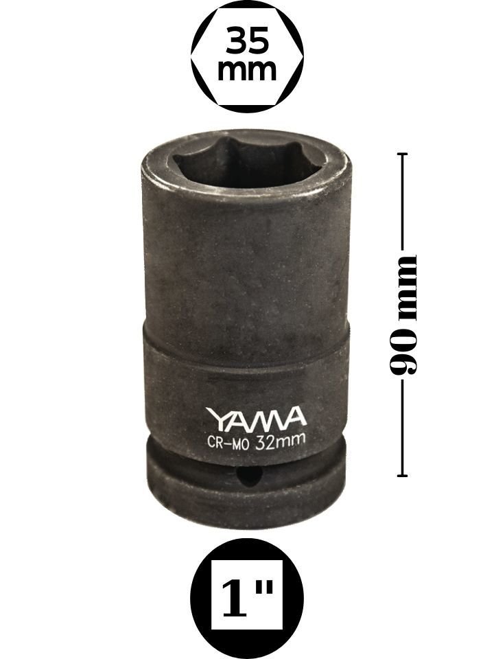35 mm Havalı Uzun Lokma 1'' YAHLU135